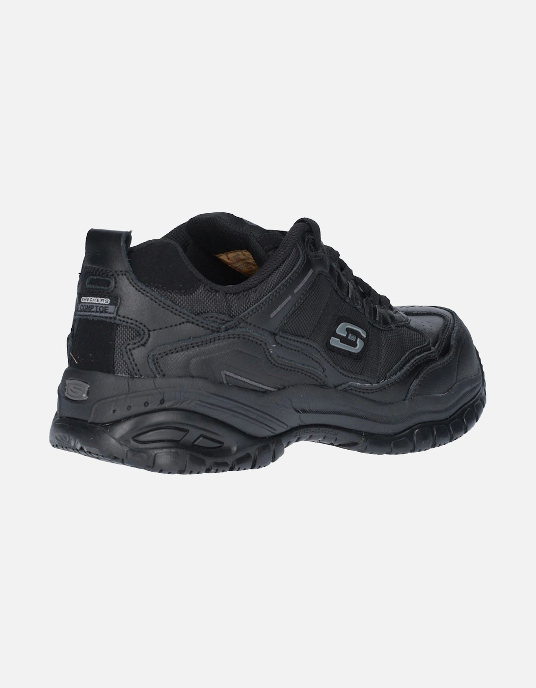 Soft Stride - Grinnell Suede Men's Black Safety Trainers