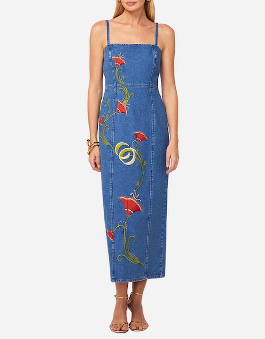 Ursula Denim Midi Dress, 2 of 1