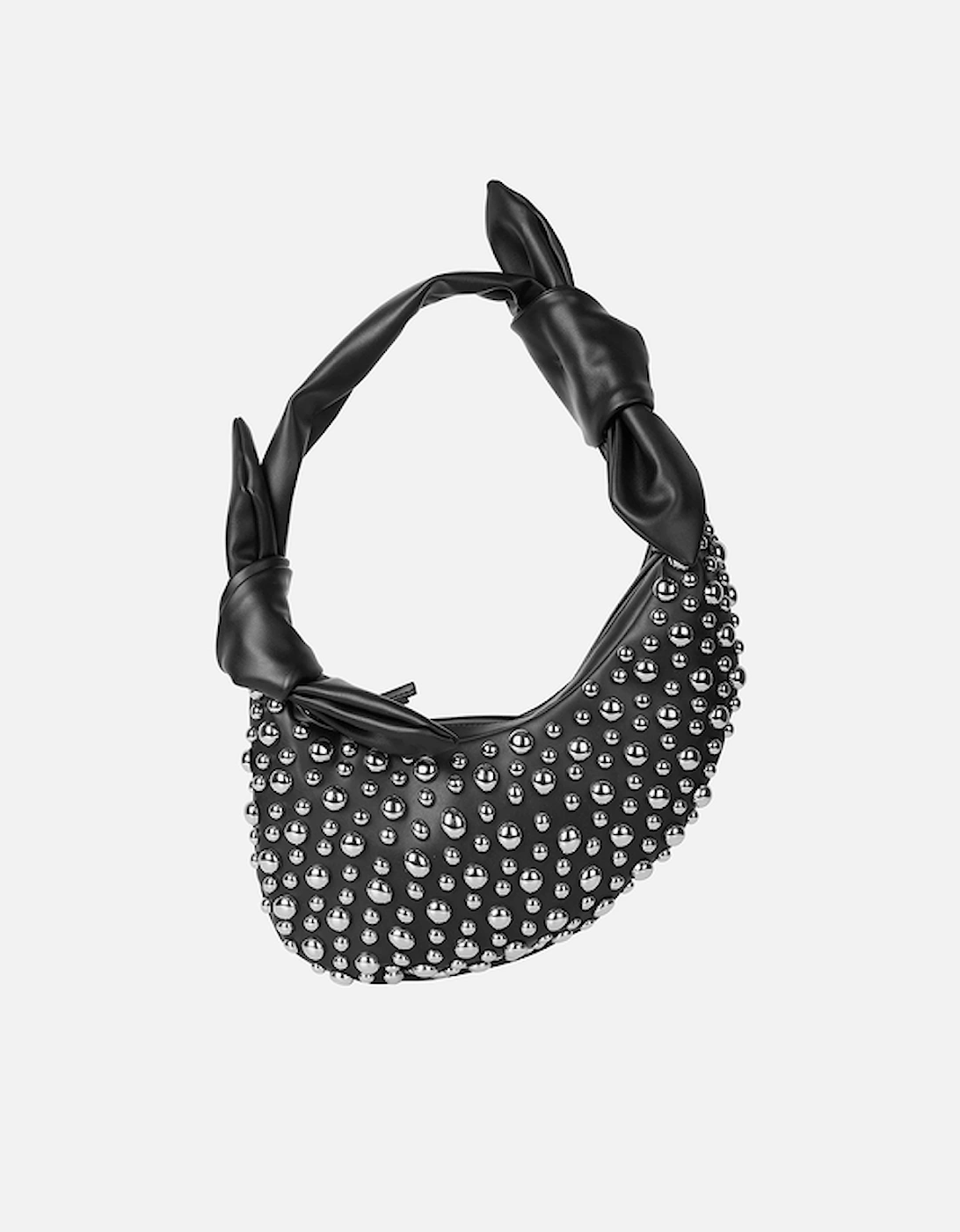 Studded Recycled Leather-Blend Satchel, 2 of 1