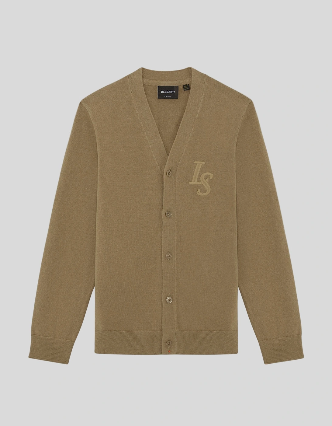 L&S Monogram V Neck Cardigan, 2 of 1
