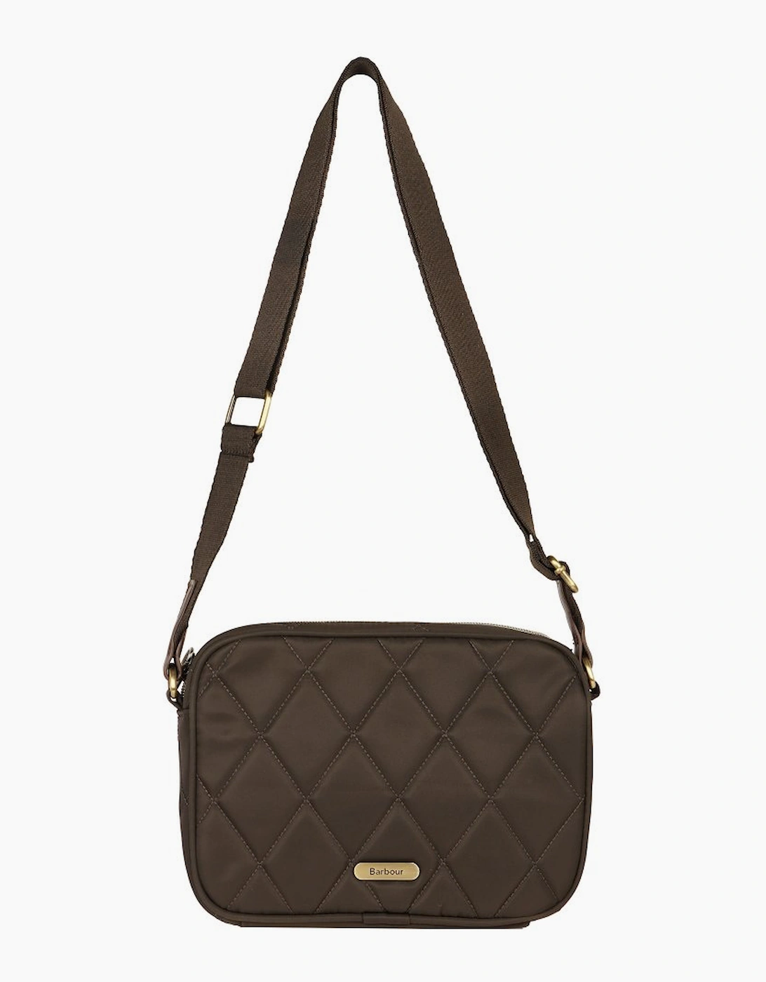 Barbour Women's Brown Quilted Crossbody Bag - Size: One Size