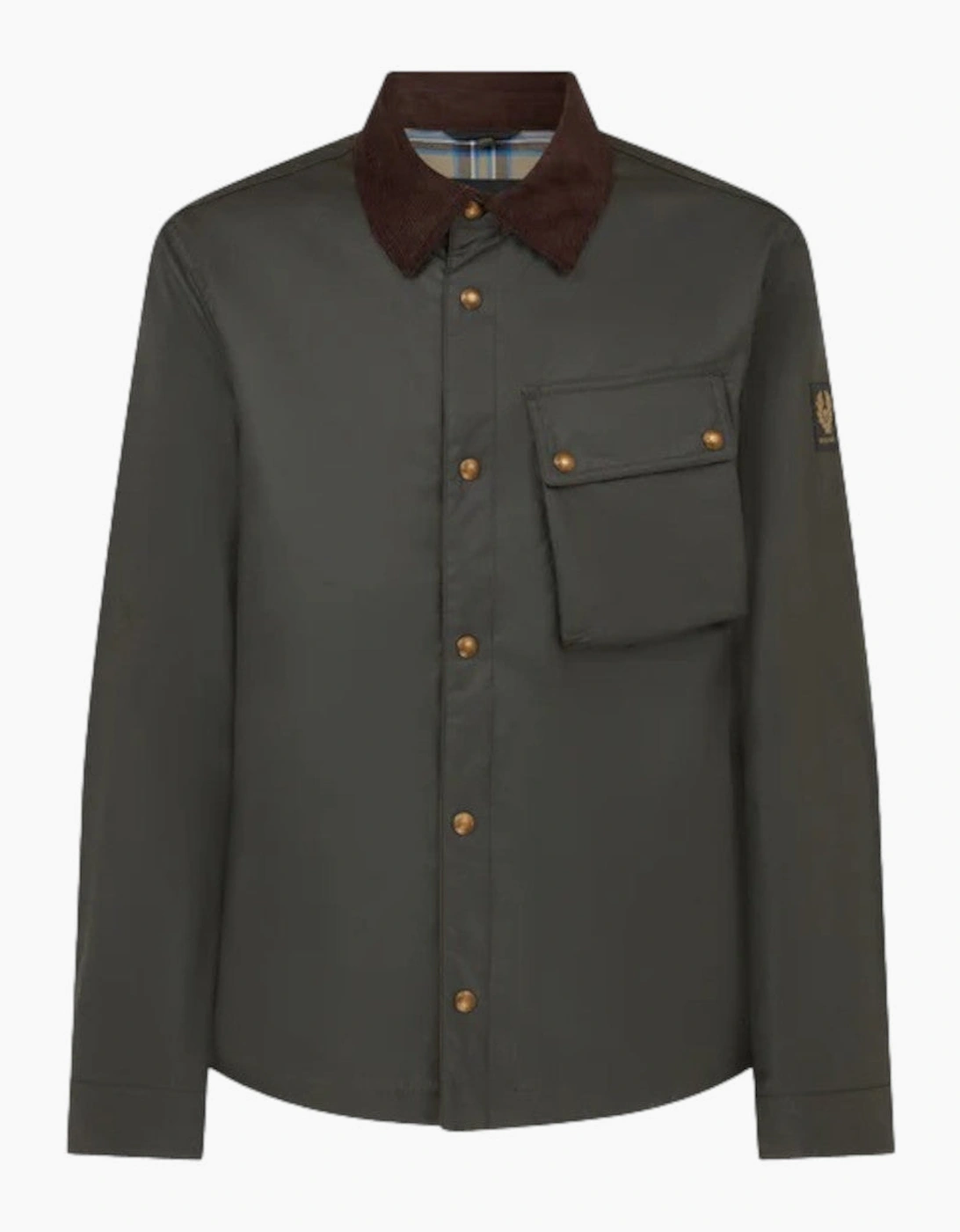 Men's Belstaff Ground Jacket Faded Olive - Size: 38/Regular