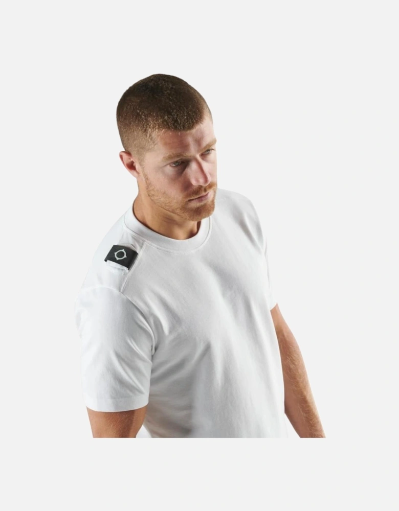 Badge Tee - Optic White