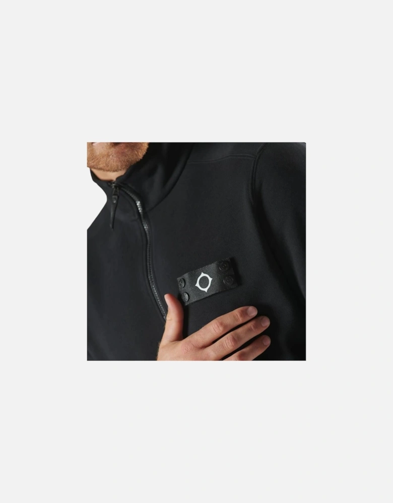 Neo Quarter Zip Sweat - Jet Black