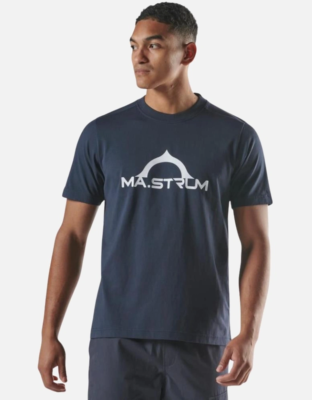 Bora Half Compass Print Tee - Ink Navy, 4 of 3