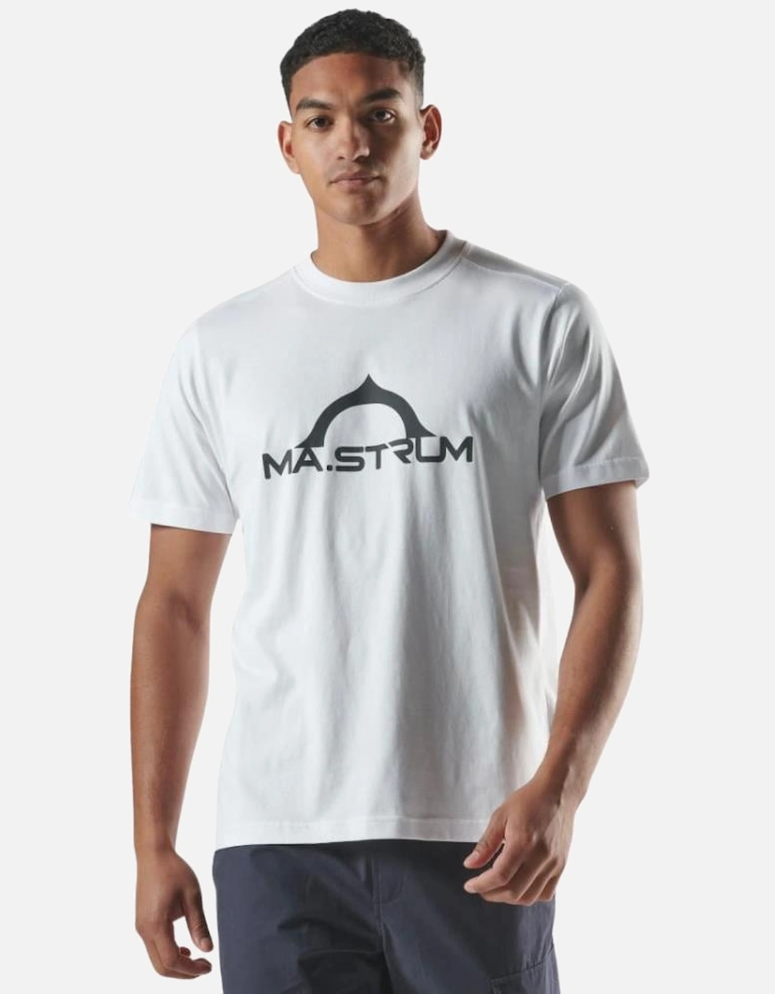 Bora Half Compass Print Tee - Optic White, 3 of 2