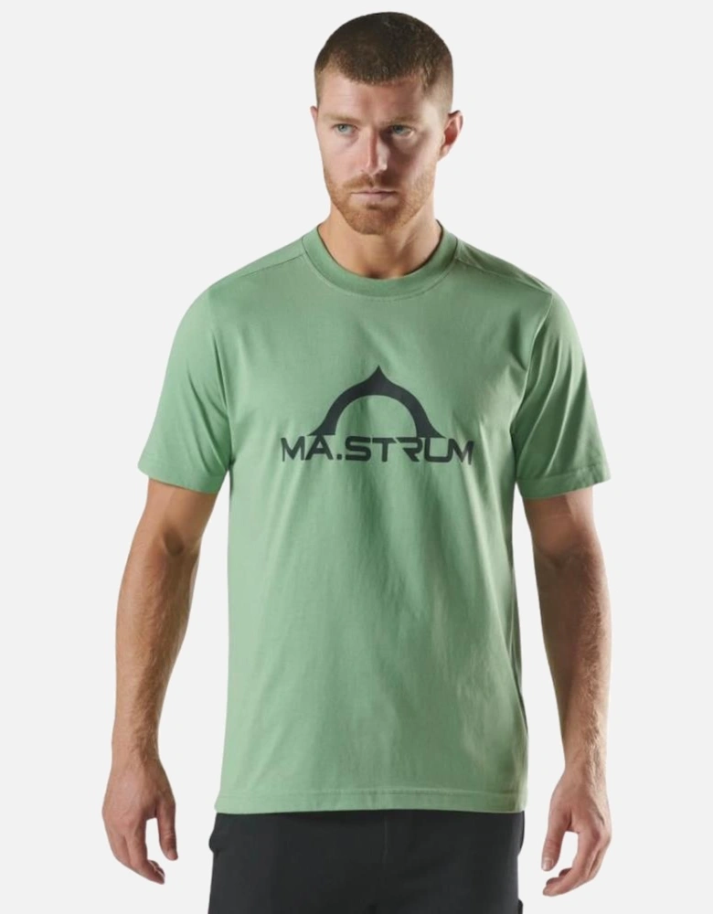 Bora Half Compass Print Tee - Sage