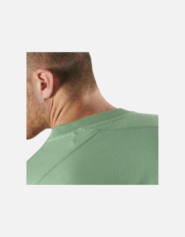 Bora Half Compass Print Tee - Sage