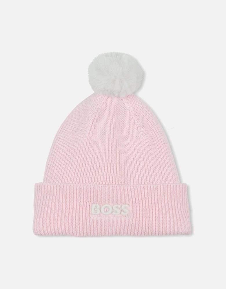 BOSS PINK BABY GIRL HAT J52718