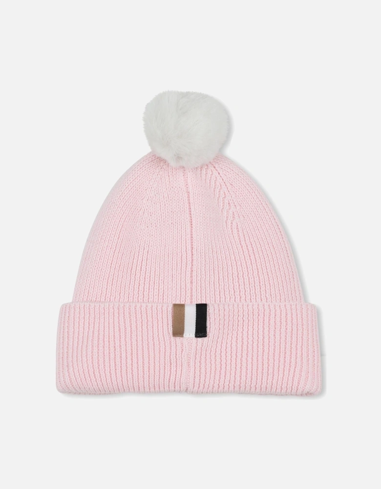 BOSS PINK BABY GIRL HAT J52718