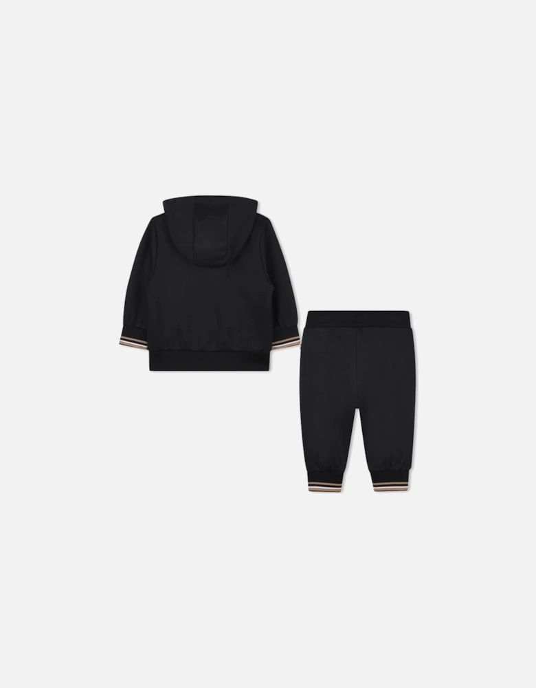 BOSS BABY/TODDLER BLACK TRACKSUIT J52480