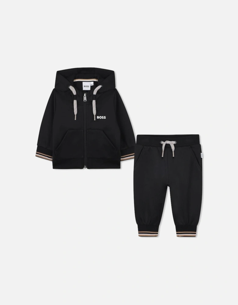 BOSS BABY/TODDLER BLACK TRACKSUIT J52480