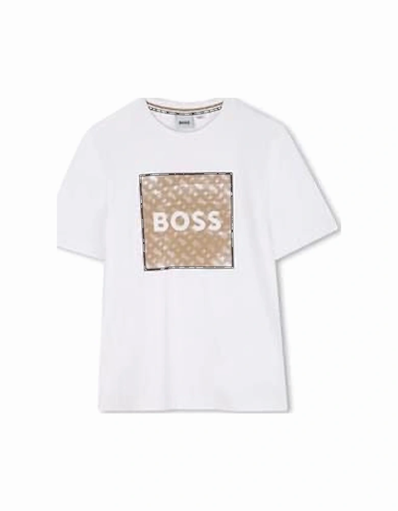 BOSS BOYS WHITE T SHIRT J52370