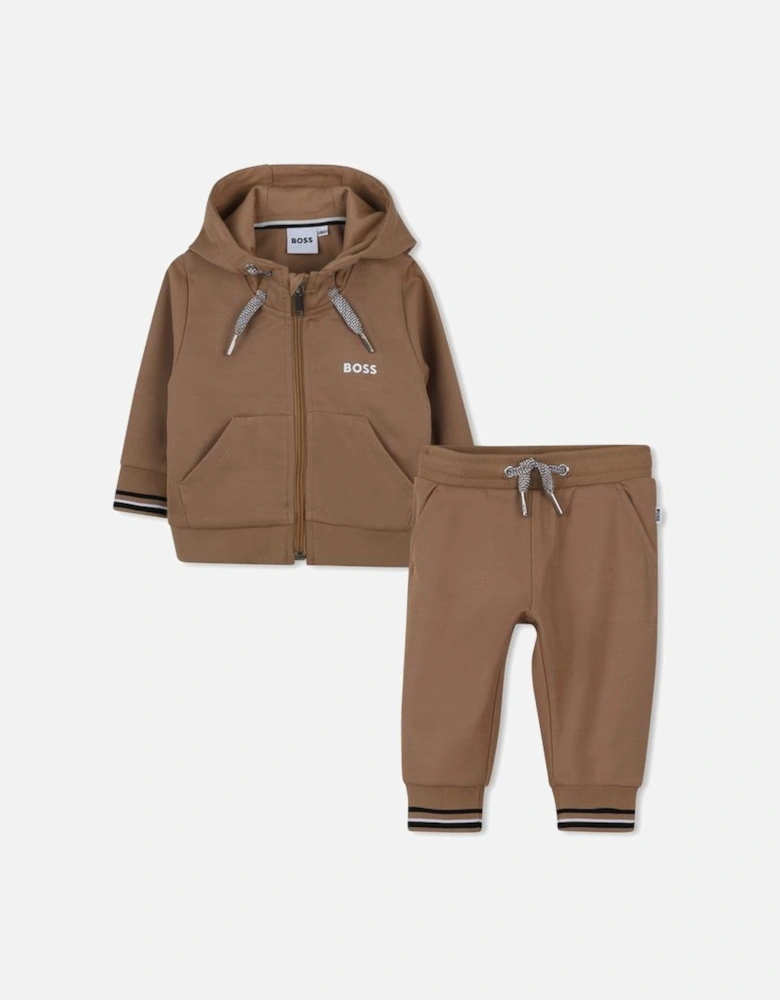 BOSS BABY/TODDLER BEIGE TRACKSUIT J52480