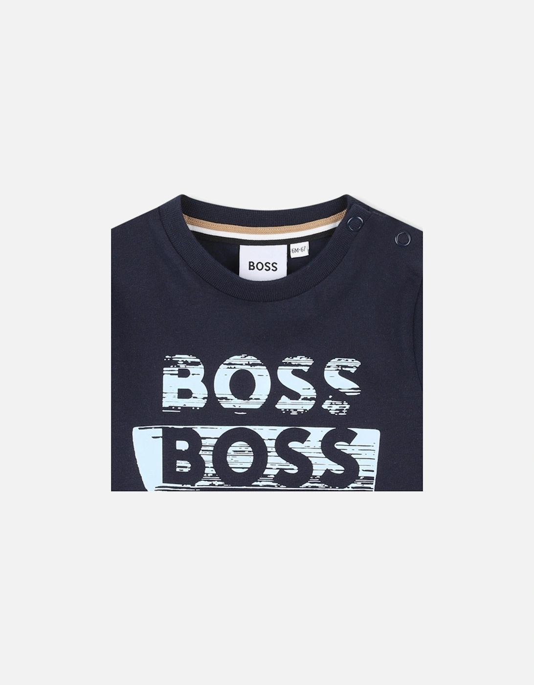 BOSS BABY/TODDLER NAVY T SHIRT J52463