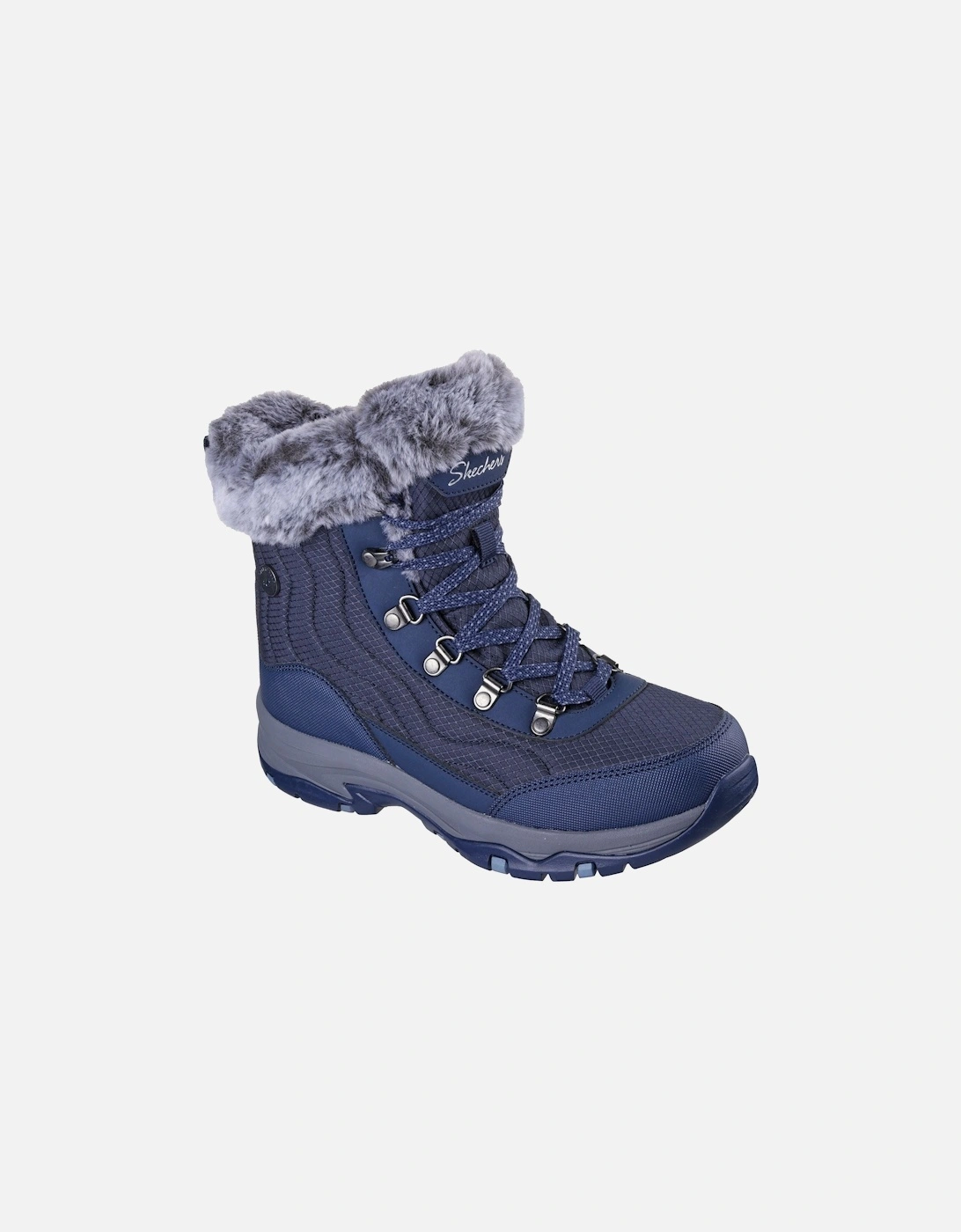 Trego Stormie Women's Navy Winter Ankle Boots, 6 of 5
