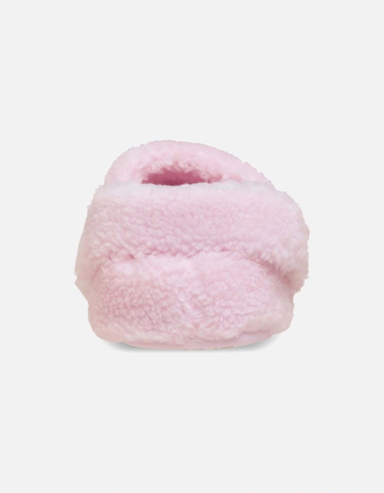 Classic Cozzzy Polyester Women's Pink Milk Slippers