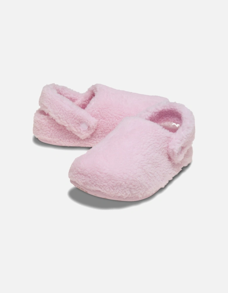 Classic Cozzzy Polyester Women's Pink Milk Slippers