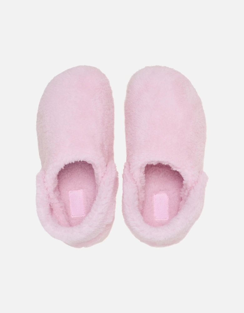 Classic Cozzzy Polyester Women's Pink Milk Slippers
