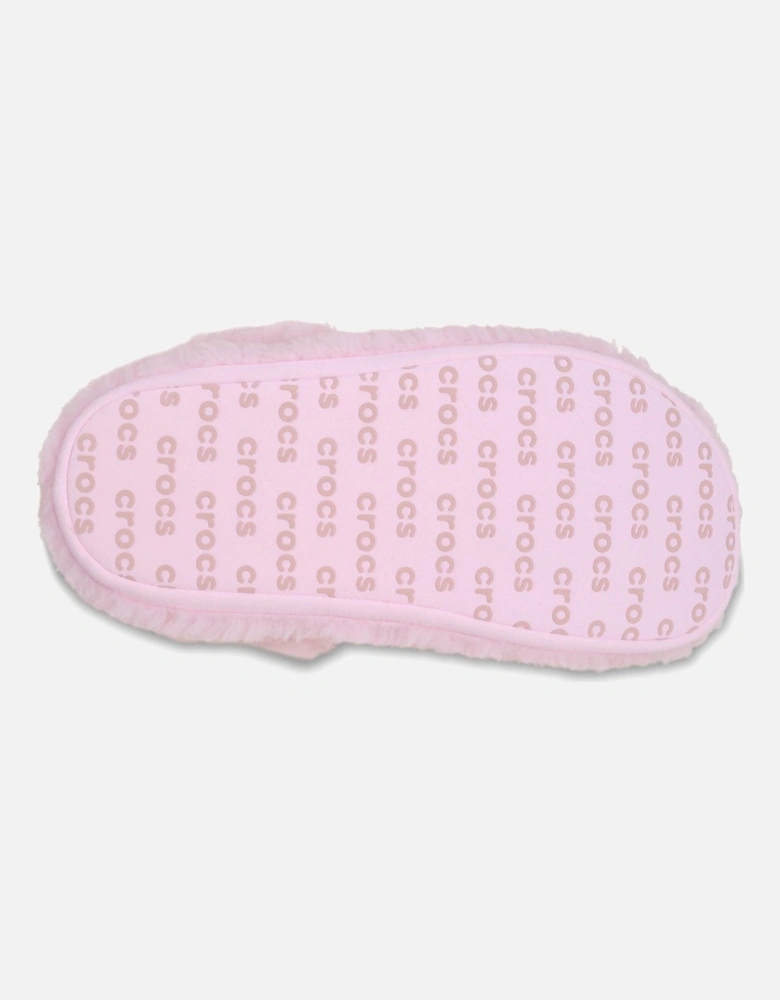 Classic Cozzzy Polyester Women's Pink Milk Slippers