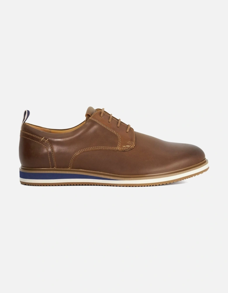 Dune Blaksley Leather Men's Brown Lace-Up Shoes