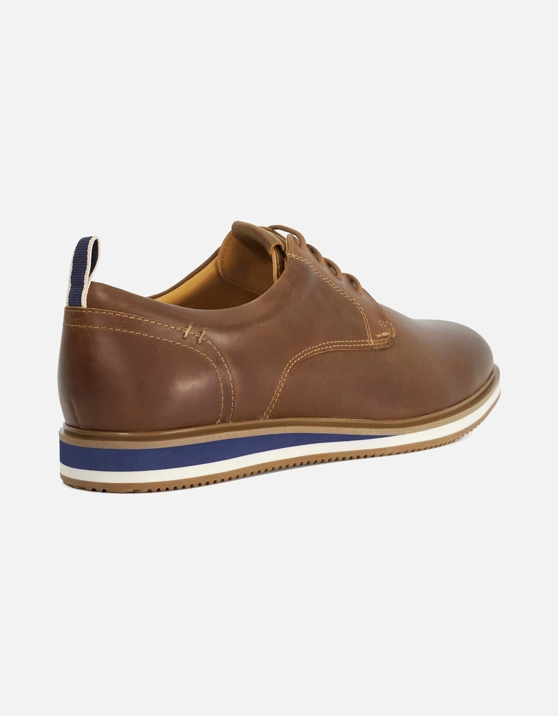 Dune Blaksley Leather Men's Brown Lace-Up Shoes