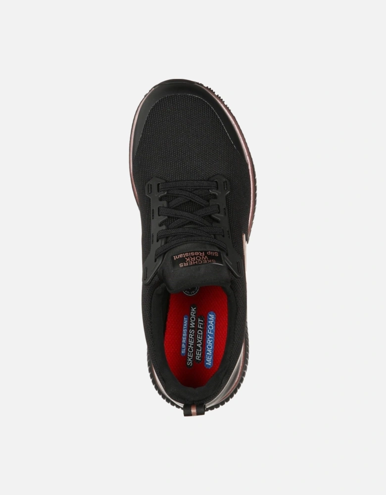 Squad SR Textile Women's Black/Rose Gold Safety Trainers