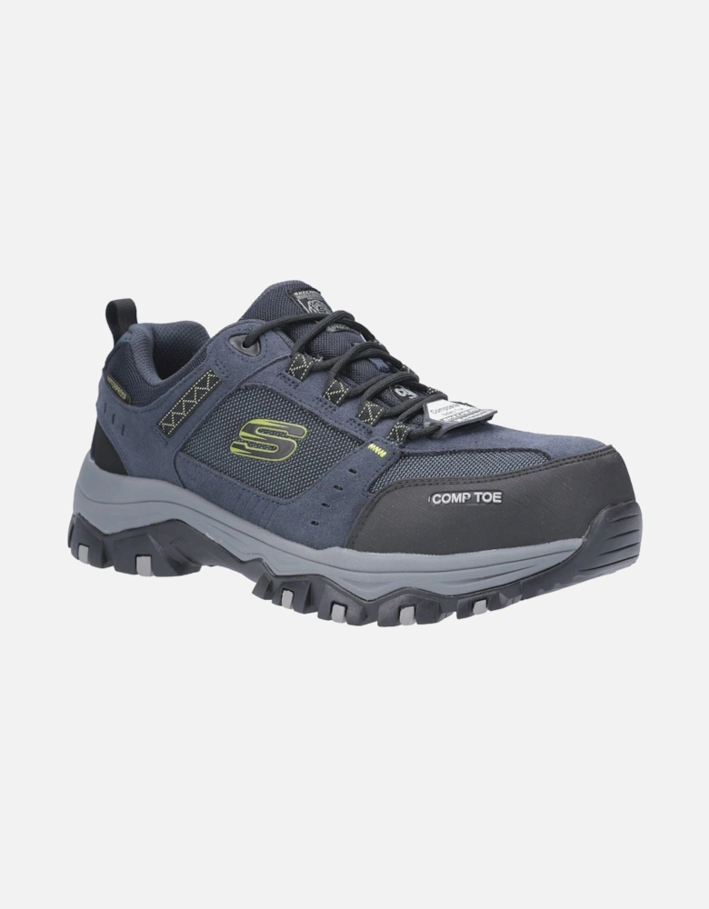 Greetah Suede Men's Navy/Black Safety Trainers