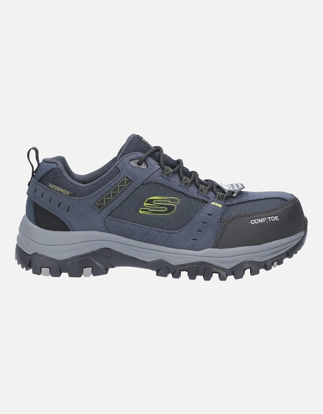 Greetah Suede Men's Navy/Black Safety Trainers