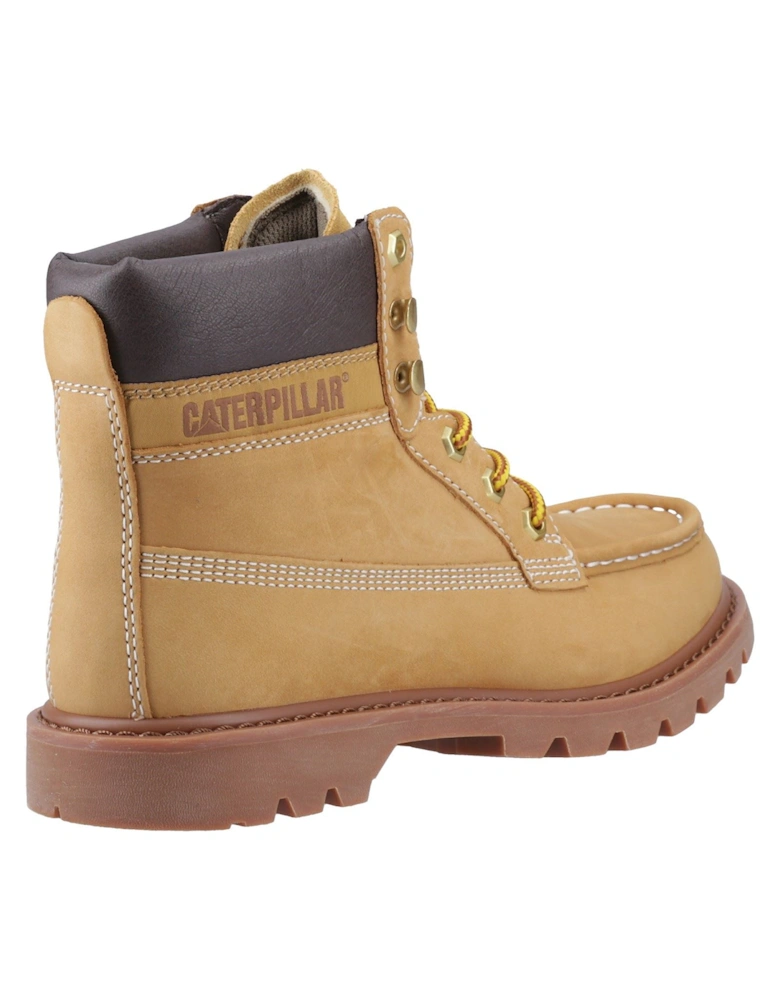 CAT Lifestyle Colorado Moc Toe Leather Men's Honey Reset Ankle Boots