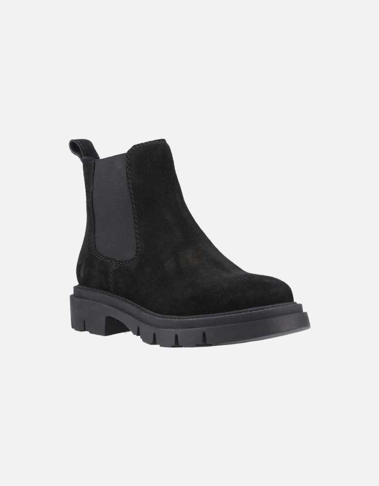 Raya 2 Chelsea Boot Leather Women's Black Flat Chelsea Boots
