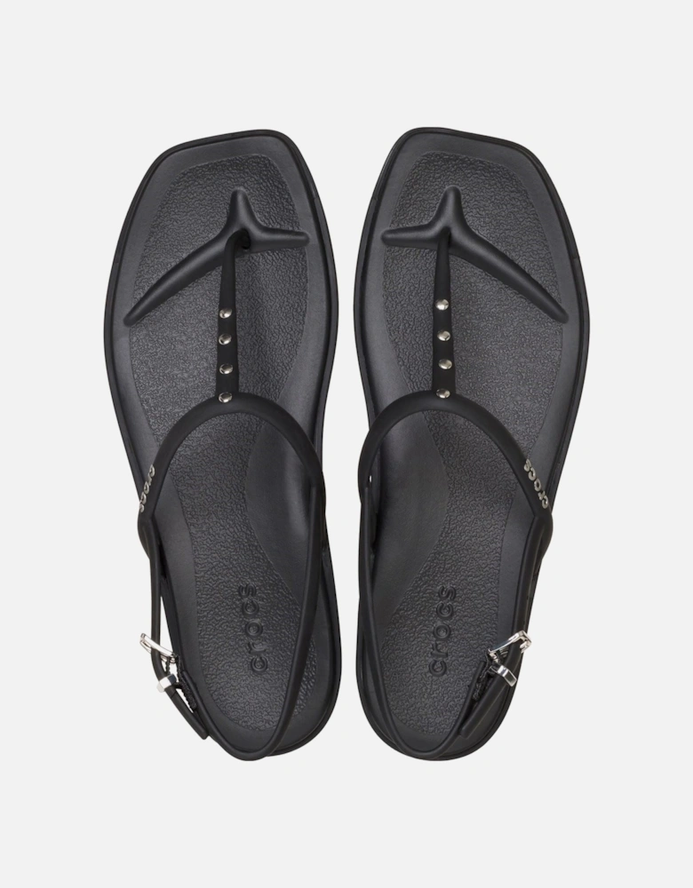 Miami Studded Thong Flip Thermoplastic Women's Black Sandals