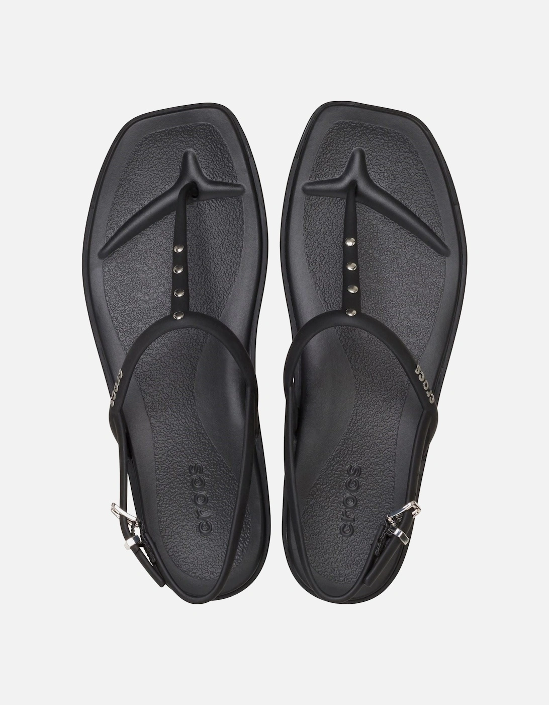 Miami Studded Thong Flip Thermoplastic Women's Black Sandals