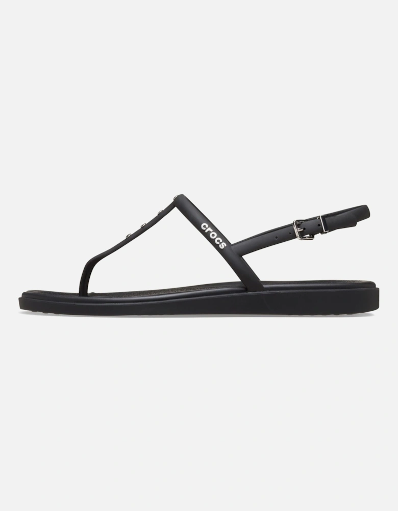 Miami Studded Thong Flip Thermoplastic Women's Black Sandals