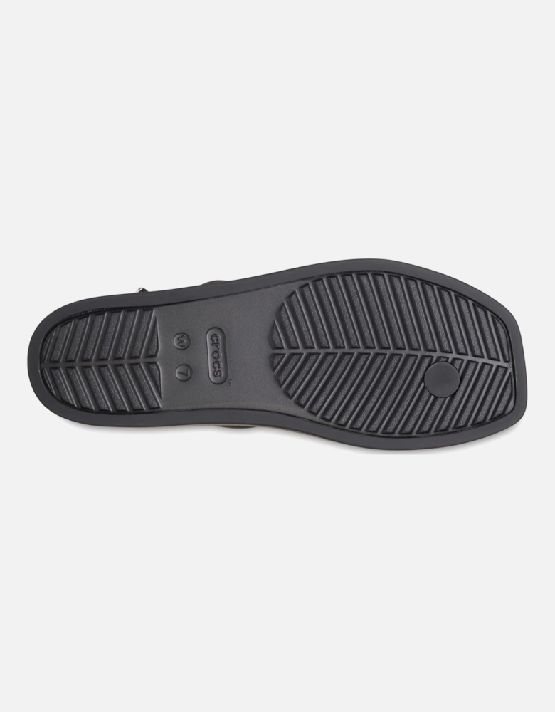 Miami Studded Thong Flip Thermoplastic Women's Black Sandals