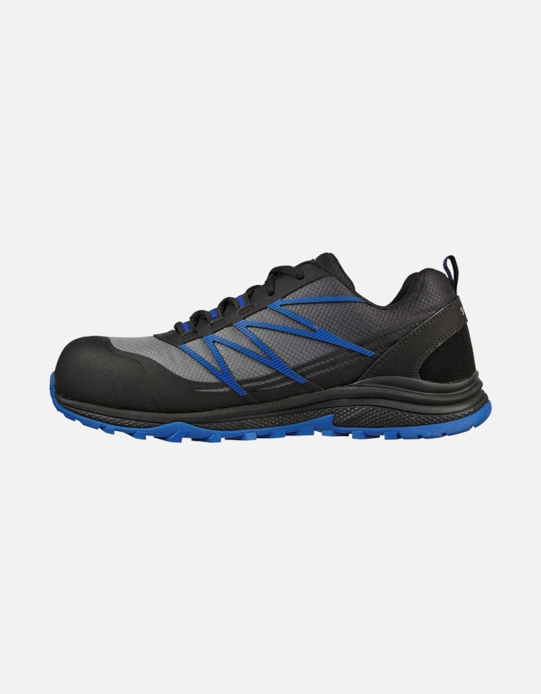 Puxal Textile Men's Black/Blue Safety Trainers