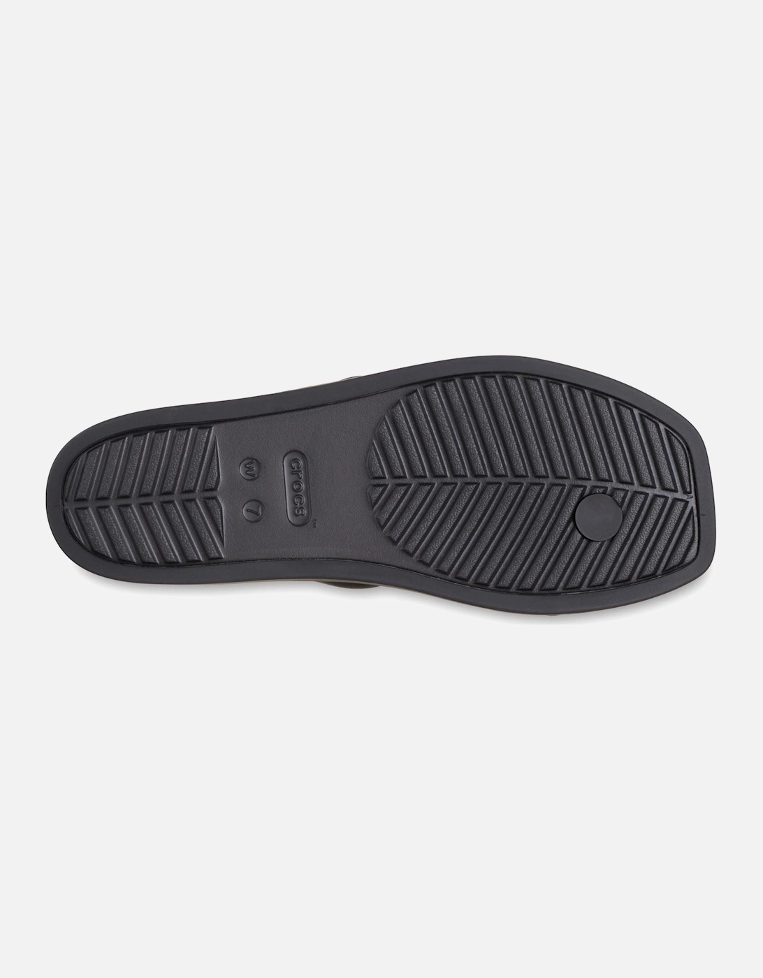Miami Studded Toe Loop Thermoplastic Women's Black Sandals