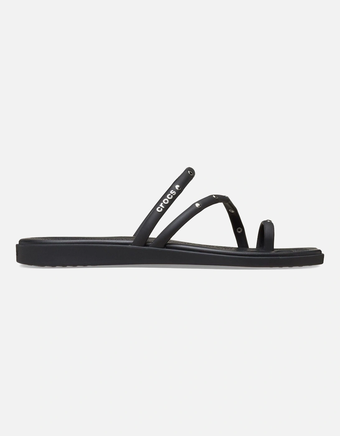 Miami Studded Toe Loop Thermoplastic Women's Black Sandals