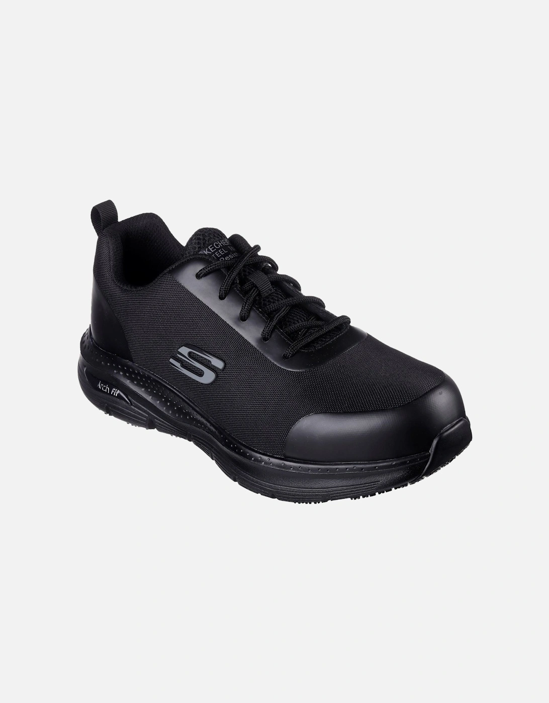 Arch Fit SR Ringstap Textile Men's Black Safety Trainers