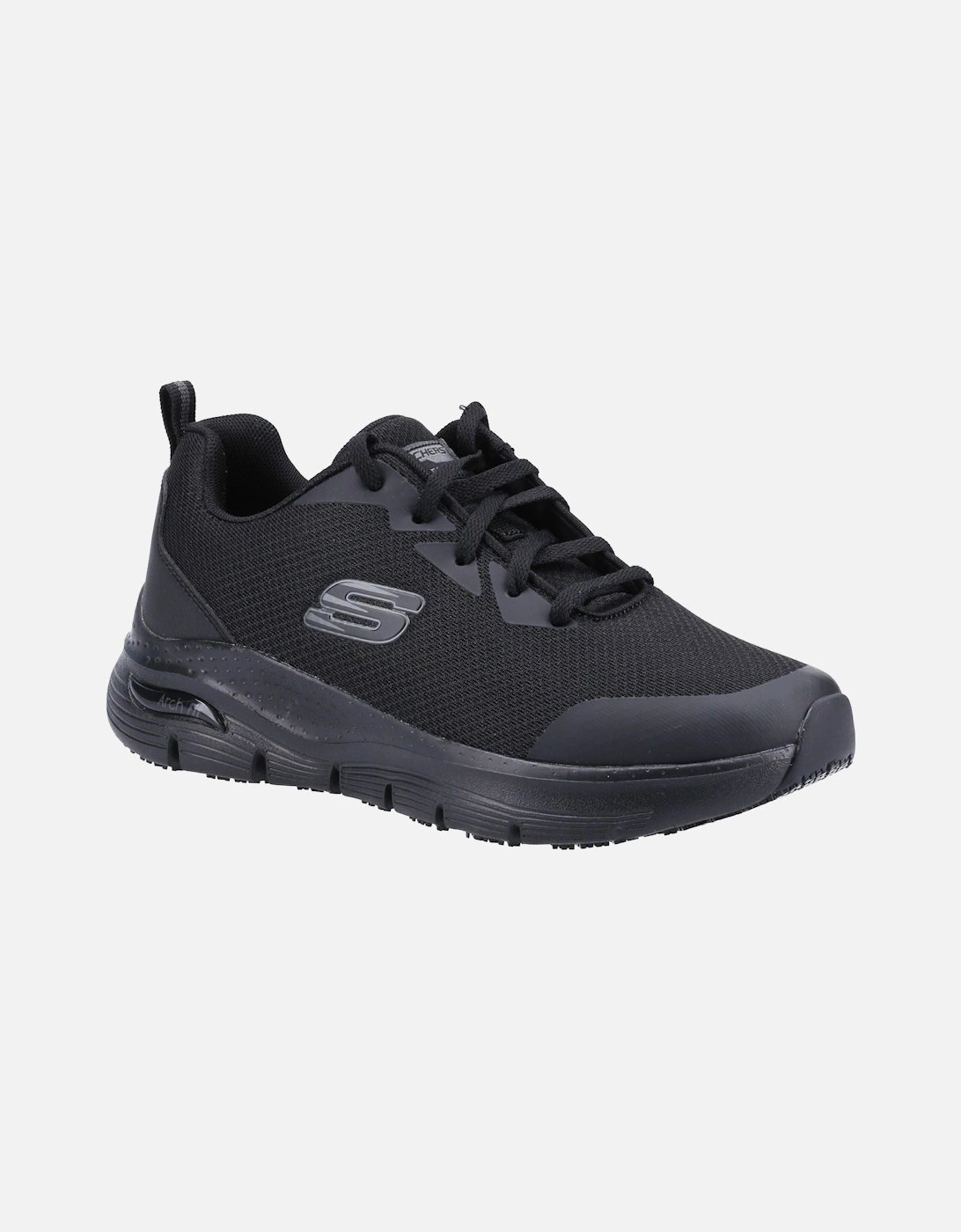 Arch Fit Sr Polyester Women's Black Safety Trainers, 9 of 8