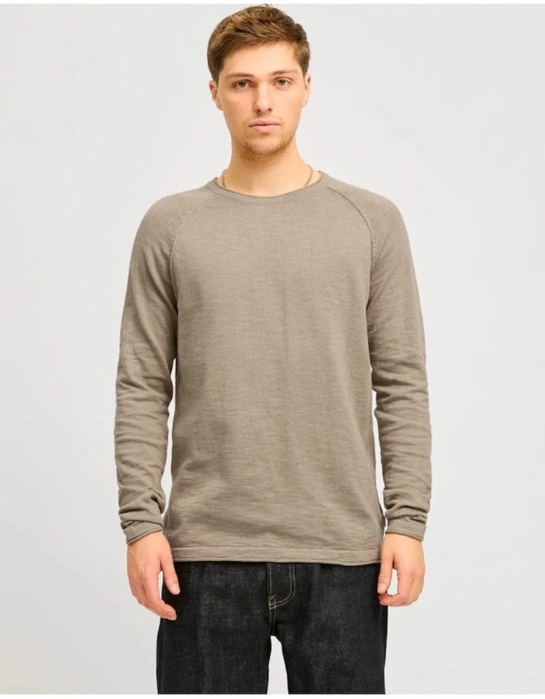 Jjbreeze Knit Crew Neck Jumper Crockery