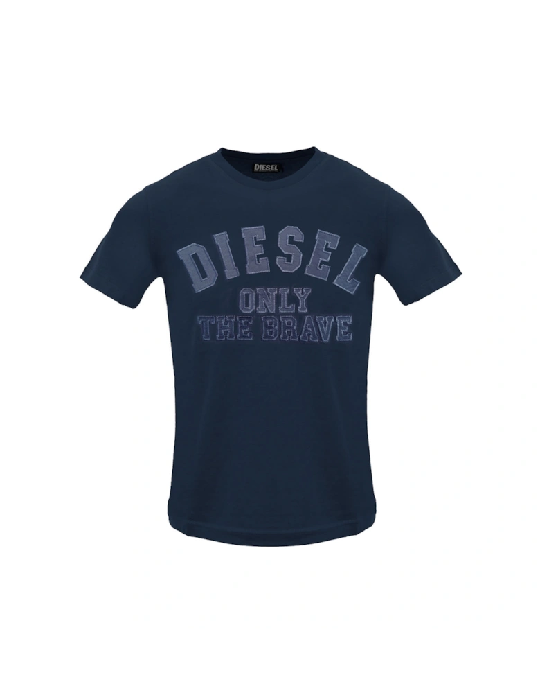 Monotone Embossed Logo Total Eclipse T-Shirt