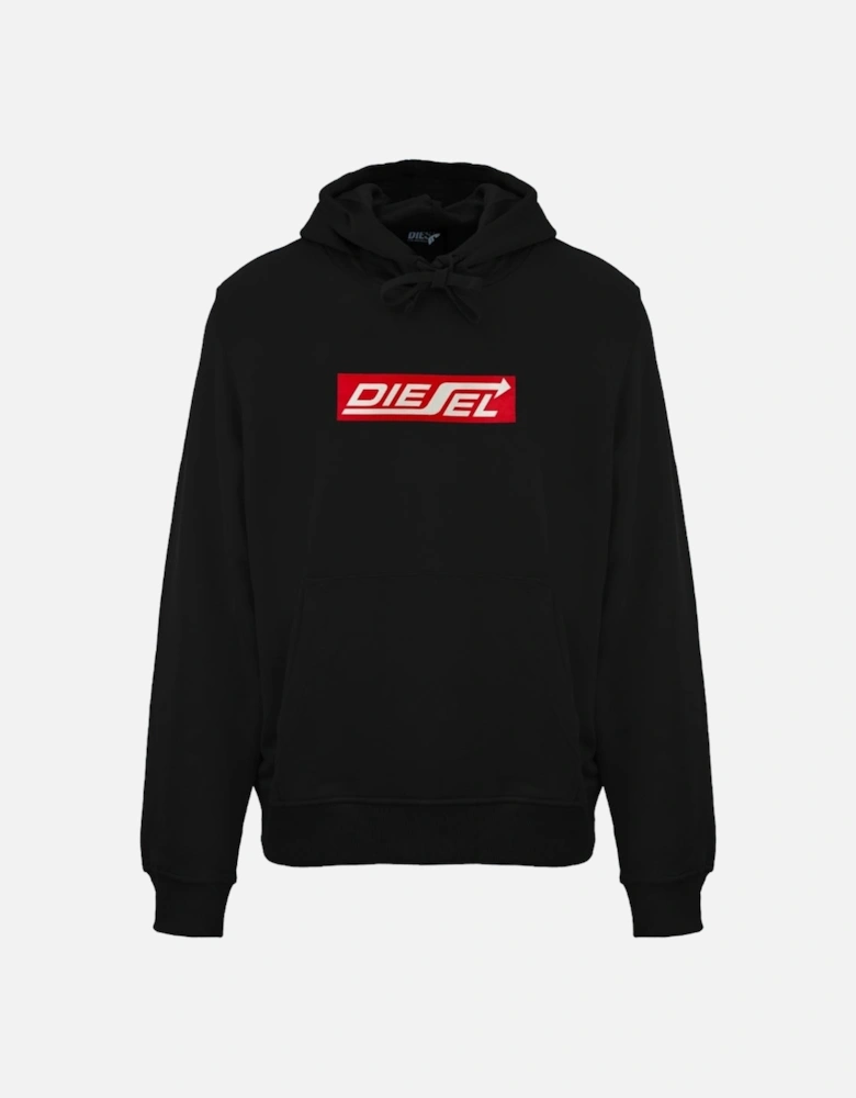 Arrow Logo Black Caviar Hoodie