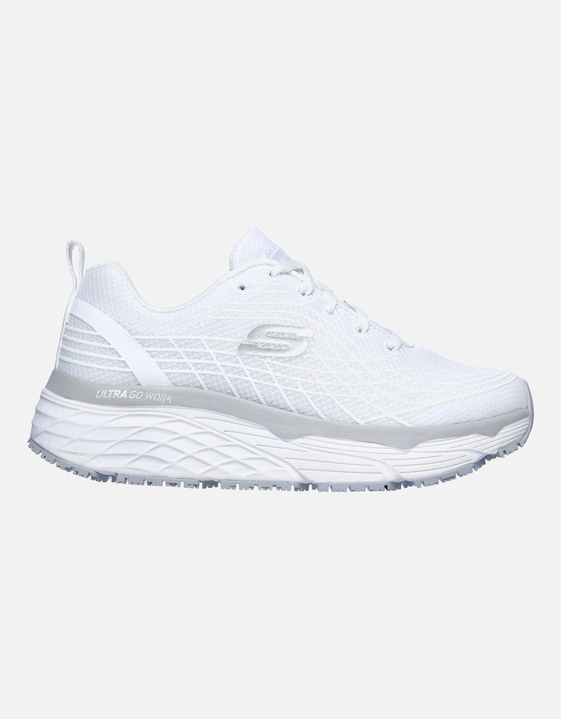Max Cushioning Elite Sr Textile Women's White Safety Trainers