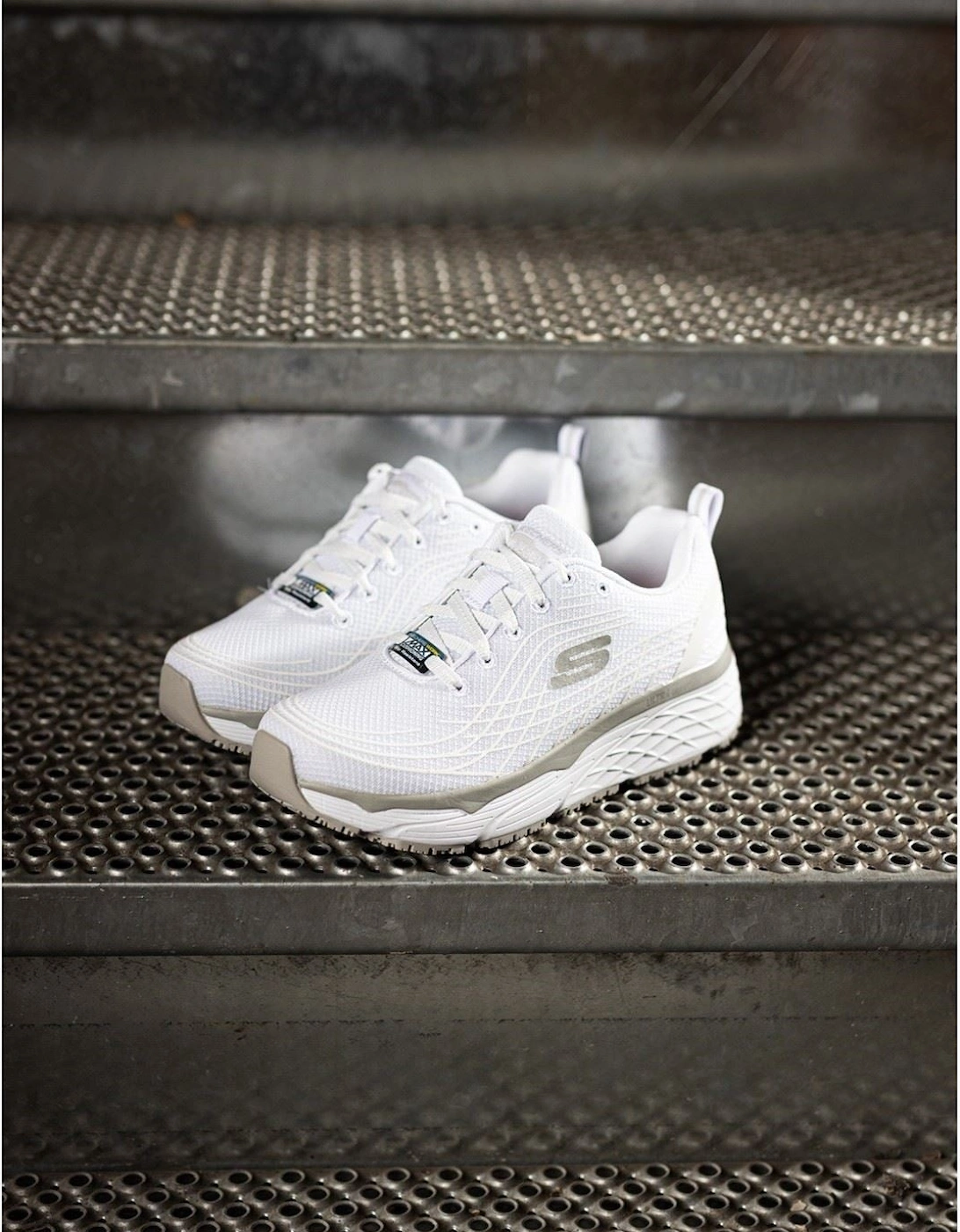 Max Cushioning Elite Sr Textile Women's White Safety Trainers