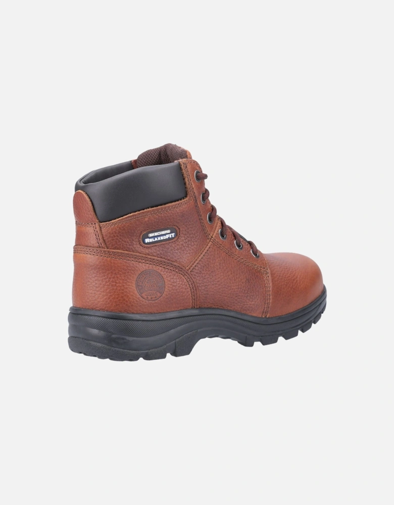 Workshire Leather Men's Brown Safety Boots