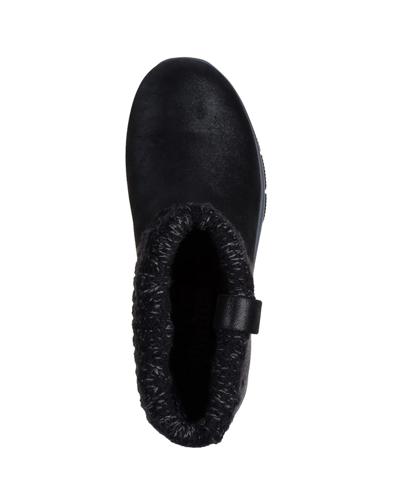 Easy Going Cozy Weather 2 Textile Women's Black Winter Ankle Boots