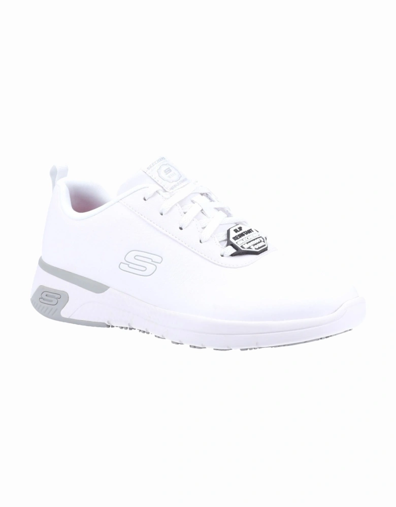 Marsing Gmina Leather Women's White Safety Trainers