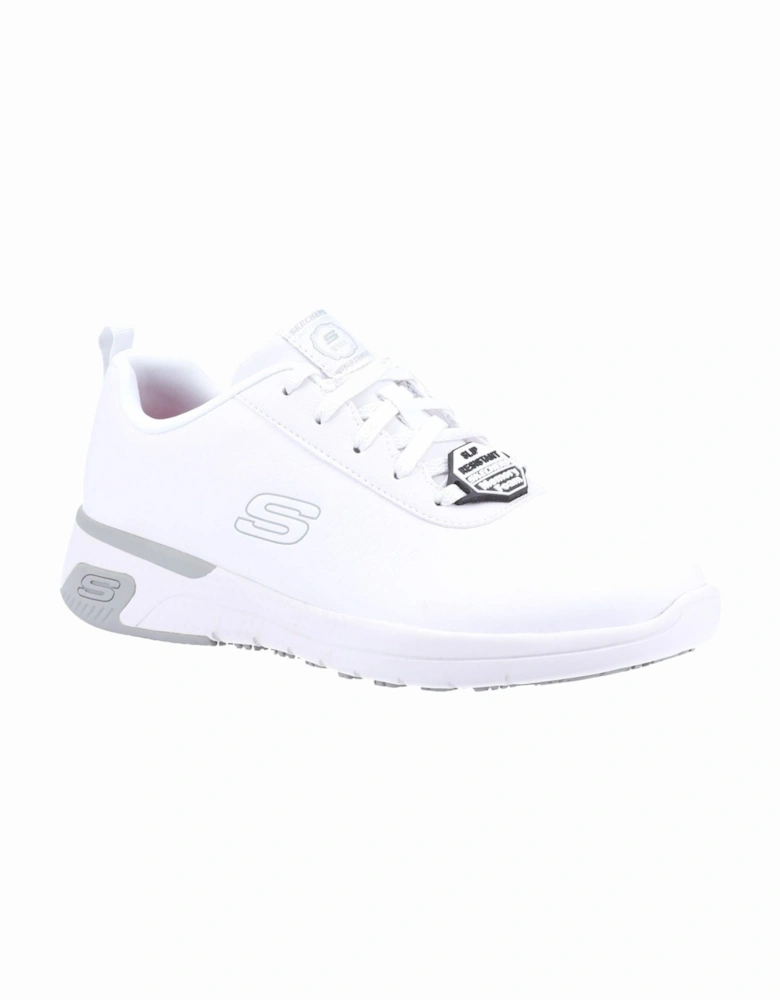 Marsing Gmina Leather Women's White Safety Trainers