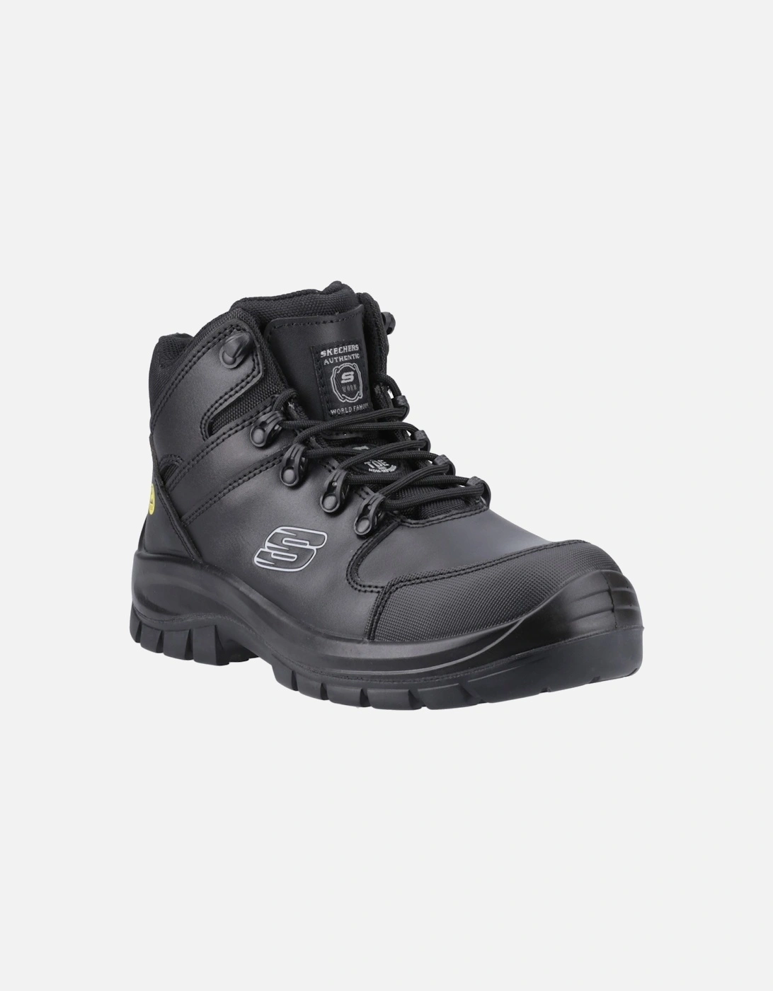 Trophus Kilram Leather Men's Black Safety Boots, 9 of 8